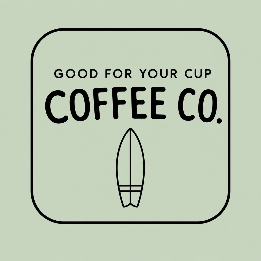 Good for Your Cup surfboard logo